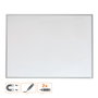 Nobo Pizarra Magnética Blanca con Marco de Aluminio 58.5x43cm