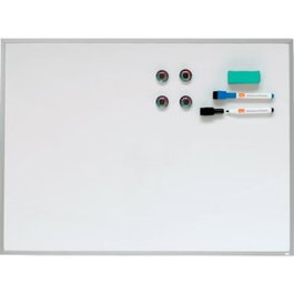 Nobo Pizarra Magnética Blanca con Marco de Aluminio 585x430mm