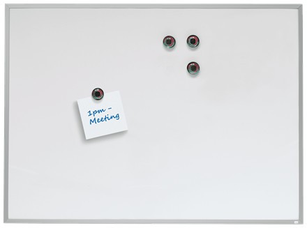 Nobo Pizarra Magnética Blanca con Marco de Aluminio 58.5x43cm