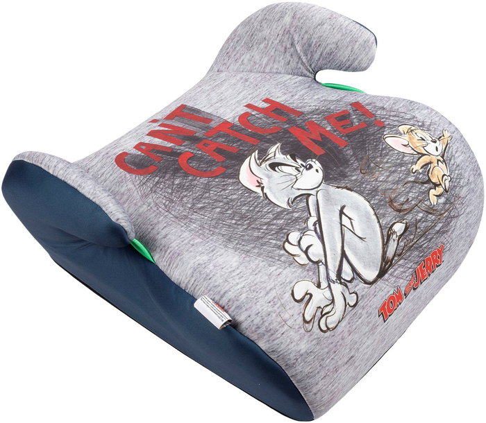 Licensing Asiento Elevador Sao Tom Y Jerry CZ11509 I-Size R129 ECE R129 para Niños 125-150cm Ergonómico y Lavable