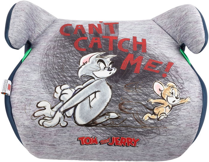 Licensing Asiento Elevador Sao Tom Y Jerry CZ11509 I-Size R129 ECE R129 para Niños 125-150cm Ergonómico y Lavable