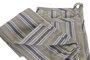 DKD Home Decor Set de 2 Paños de Algodón y Agarrador Gris