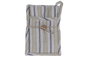 DKD Home Decor Set de 2 Paños de Algodón y Agarrador Gris