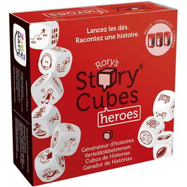 Asmodee Story Cubes Heroes - Juego de Dados Creativo, Edad Recomendada 8+ (PEGI 8), Número de Jugadores 1 a 12