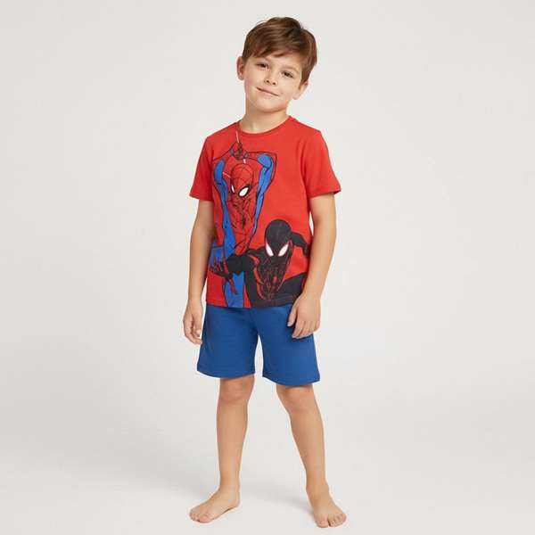Cerdá Conjunto 2 Piezas French Terry Spiderman 6 Años Rojo