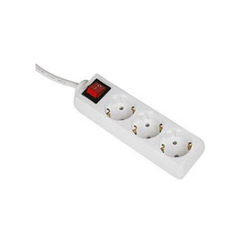 Hama Regleta con interruptor y cable de 3 m