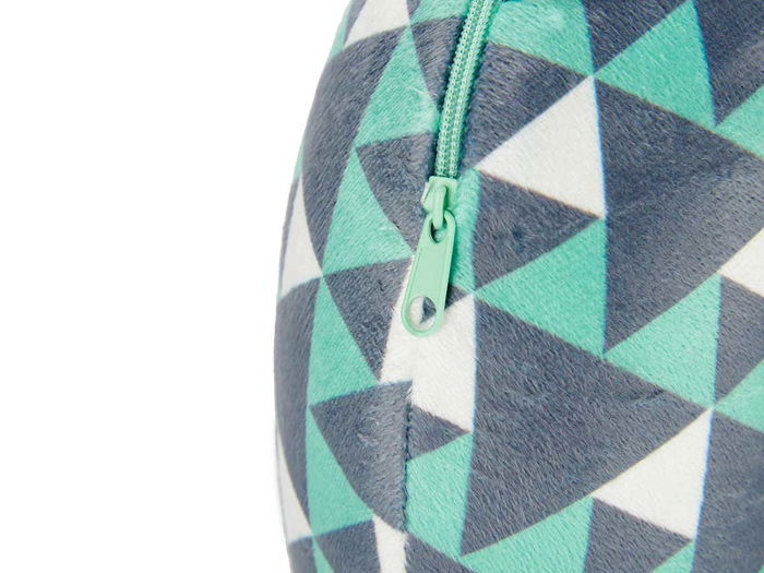 Arte Regal Cojin de Cuello Viaje con Memoria de Forma, Decorados Surtidos, Estampado Abstracto, Dimensiones 31x10.5x27.4 cm (Set de 16)