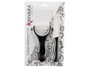KINVARA Set de Pelador y Cuchillo Blanco-Negro