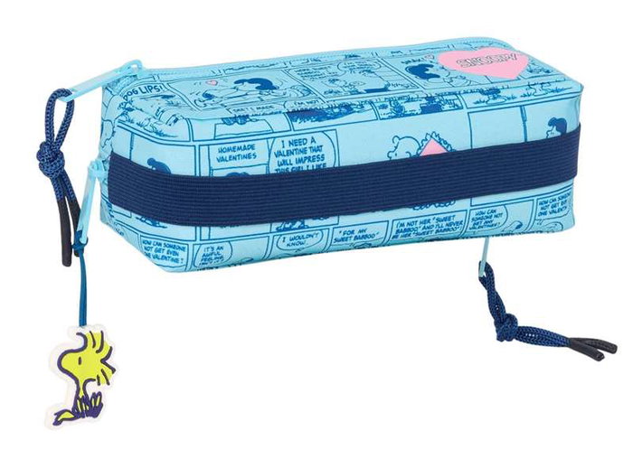 Portatodo Snoopy Love Azul claro 22 x 8,5 x 6 cm