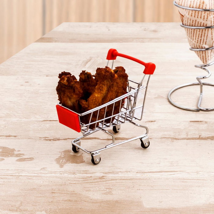 Carrito Presentación Acero Inoxidable Select Quid 12x11,5x8,5 cm