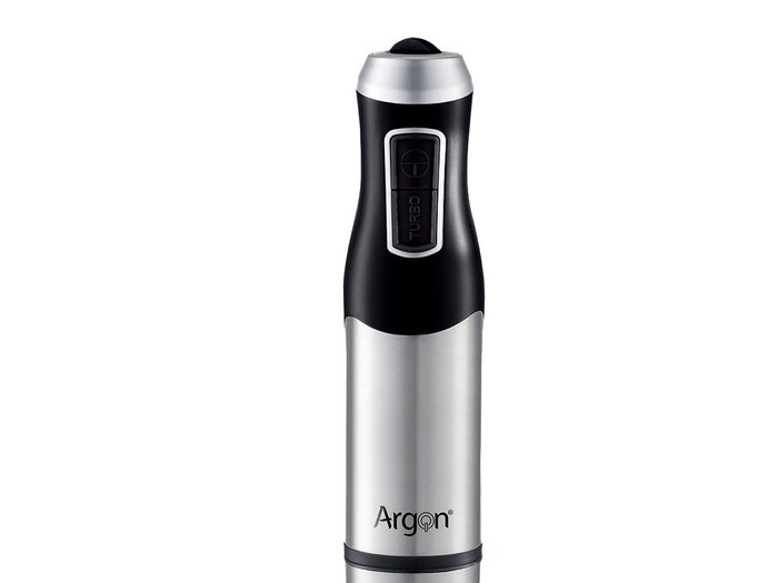 Argon Batidora Acero Negra 1500W 6.7x38.5x6.7 cm (Set de 12)