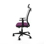 PIQUERAS Y CRESPO Silla de oficina Haches con mecanismo Sincro/Traslack, Morado y Blanco
