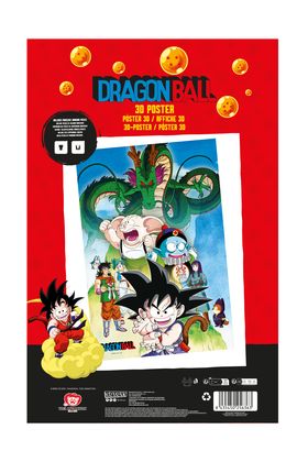 Sd toys Póster 3D Shenron and Heroes Dragon Ball Super 38x58 cm