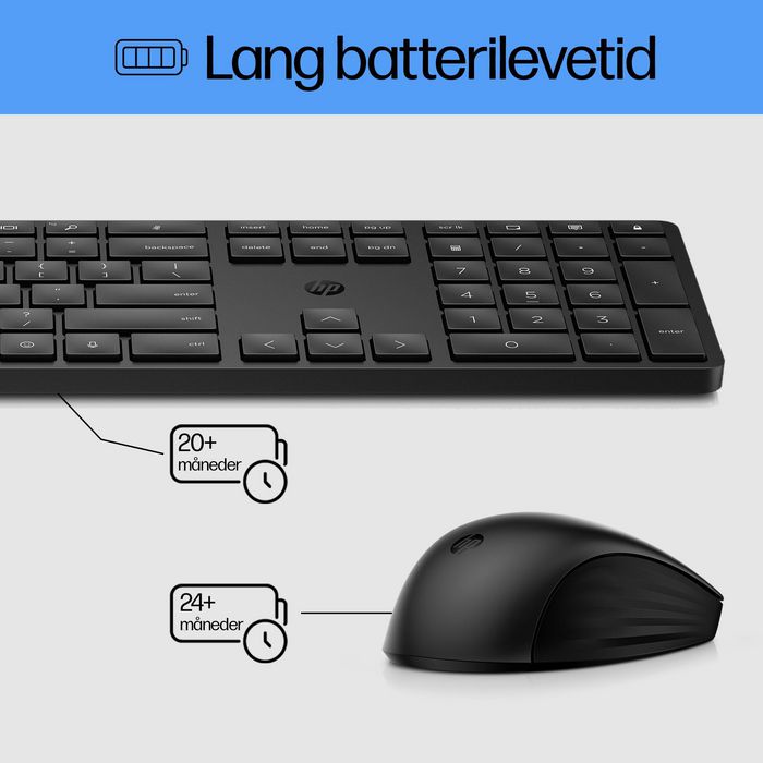 HP Teclado y Ratón Inalámbricos 650 Combo: Comodidad, Productividad y Estilo con Materiales Reciclados HP Teclado y Ratón Inalámbricos 650 Combo: Comodidad, Productividad y Estilo con Materiales Reciclados