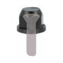 DeLOCK Tapón protector hexagonal con rosca interior para tornillo M12, negro