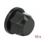 DeLOCK Tapón protector hexagonal con rosca interior para tornillo M12, negro