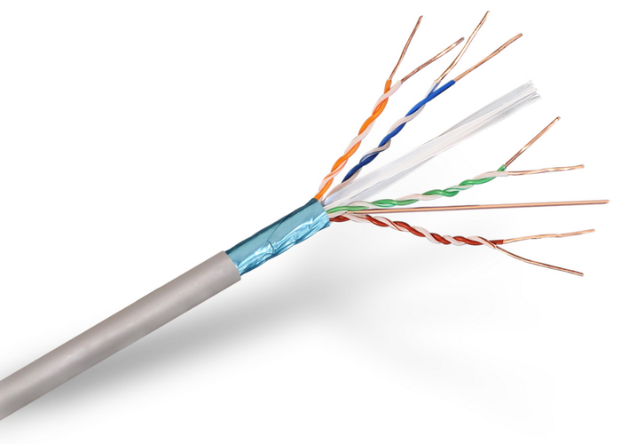 Aisens Bobina Cable de Red Cat.6 FTP Rígido AWG24 100m Gris
