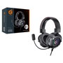 Conceptronic ATHAN03B Stereo Gaming Headset con LED RGB y Micrófono Integrado en Negro