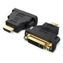 Vention Adaptador HDMI ECCB0 Macho a DVI-D (24+5) Hembra - Conversor de Género de Señal HD 1080p - Negro