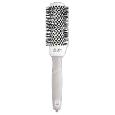 Olivia Garden Expert Blowout Shine 35 mm Blanco y Gris