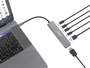 EQUIP Adaptador USB-C a HDMI, 4x USB-C y USB-A 4K 60Hz Gris