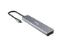 EQUIP Adaptador USB-C a HDMI, 4x USB-C y USB-A 4K 60Hz Gris