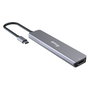 Equip 133500 Docking station USB-C 6-en-1 con HDMI 4K, 4xUSB-C y 1xUSB-A, Gris
