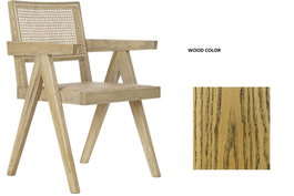 DKD Home Decor Silla Olmo Ratan Rejilla Natural