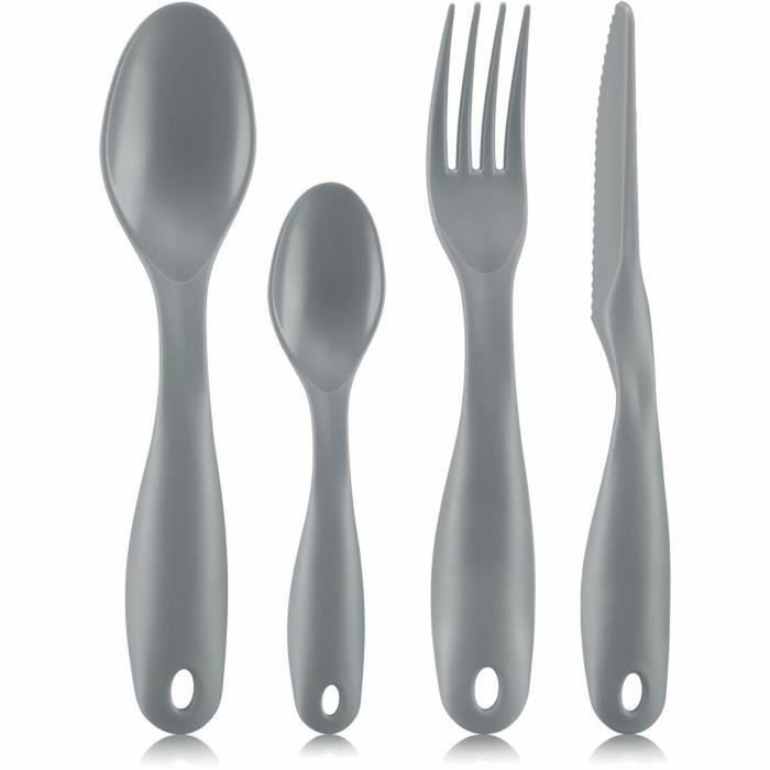 Bodum Fiambrera compartimentada Bistro con Cubiertos - Gris Bodum Fiambrera compartimentada Bistro con Cubiertos - Gris