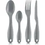 Bodum BOD0699965609337 Fiambrera Compartimentada con Cubiertos - Gris