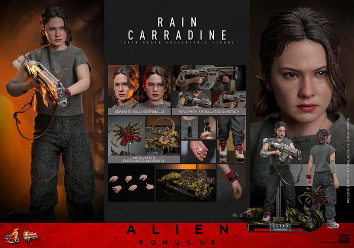 Hot Toys Alien: Romulus Movie Masterpiece 1/6 Rain Carradine 26 cm