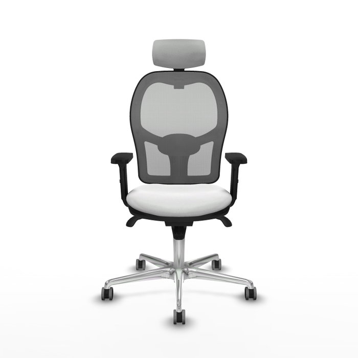 PIQUERAS Y CRESPO Silla de oficina Jorquera con mecanismo sincro, cabecero y apoyo lumbar