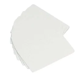 Zebra Tarjeta de plástico en blanco 104523-116
