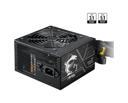 MSI MAG A750BN PCIE5 II 750 W 80 PLUS Bronze Negro