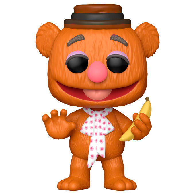 FUNKO Figura POP Los Teleñecos Fozzie Bear, Figura de Vinilo en Caja Regalo, The Muppets FUNKO Figura POP Los Teleñecos Fozzie Bear, Figura de Vinilo en Caja Regalo, The Muppets