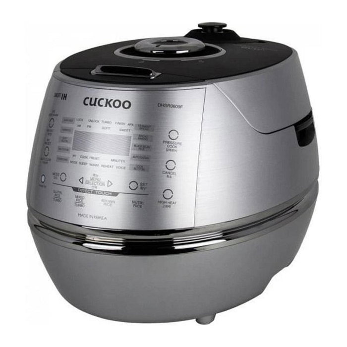 Cuckoo CRP-DHSR0609F Olla Arrocera 1.08L Inducción Presión Cocción Inteligente Plata 1090W