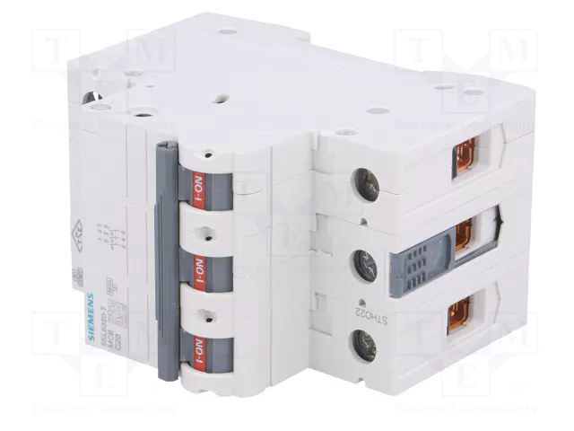 SIEMENS 5SL6320-7 Interruptor magnetotérmico 3 polos 20A Curva C