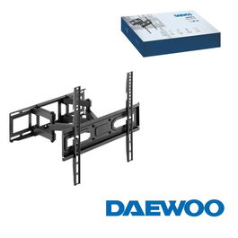 DAEWOO SOPORTE DE TV 32-70 PULGADAS PG, FULL MOTION 90 GRADOS, INCLINACION +3/-15 GRADOS, CAPACIDAD 40 KG, PERFIL VESA 67X355 MM