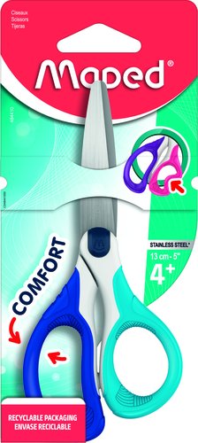 Tijeras Maped Sensoft Asimetrica 13 Cm. Blister 1 Tijeras Maped Sensoft Asimetrica 13 Cm. Blister 1