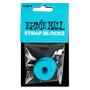 Ernieball Strap Blocks 4 Pcs Cierres de Seguridad para Correas de Guitarra