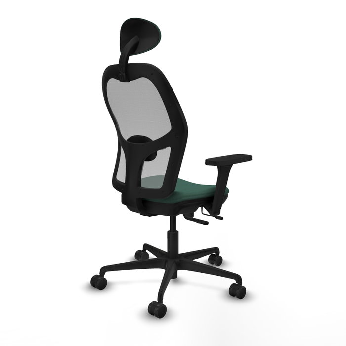 PIQUERAS Y CRESPO Silla de oficina Jorquera con mecanismo Sincro/Traslack, Verde botella y Gris PIQUERAS Y CRESPO Silla de oficina Jorquera con mecanismo Sincro/Traslack, Verde botella y Gris