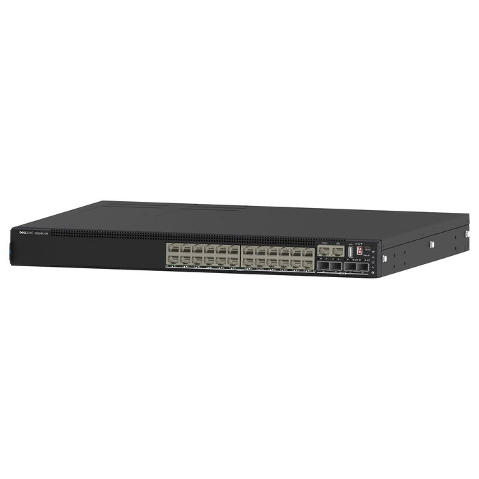 DELL Powerswitch N2224X-ON 24x1 2.5G 4x25G 2x40G Stacking 1xAC PSU IO PS airflow OS6