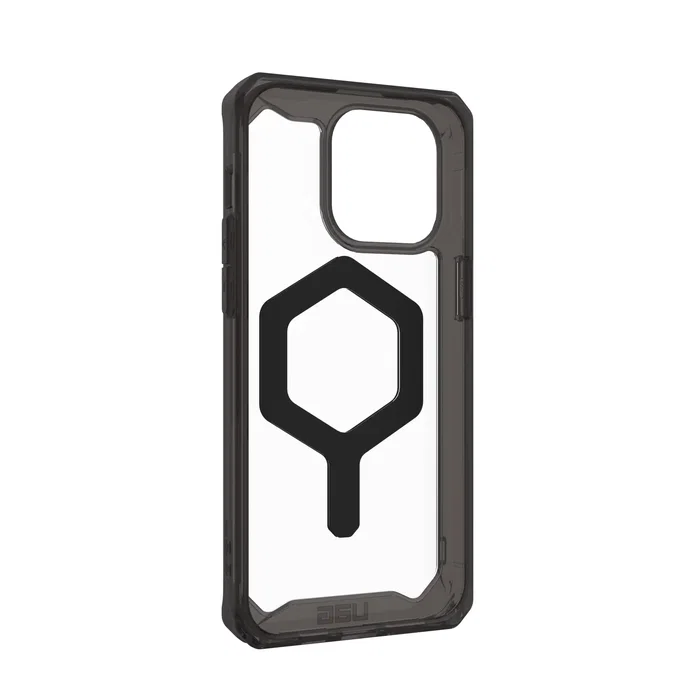 Urban Armor Gear Carcasa para iPhone 15 Pro Max (6.7") MagSafe - Negro Translúcido Resistente a Impactos y Caídas - Referencia 114305114381