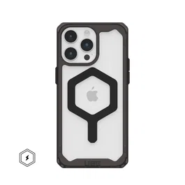 Urban Armor Gear Carcasa para iPhone 15 Pro Max (6.7") MagSafe - Negro Translúcido Resistente a Impactos y Caídas - Referencia 114305114381