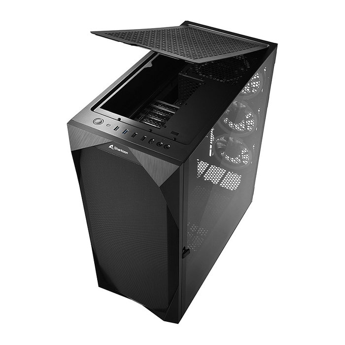 Sharkoon REV300 ATX/E-ATX Torre PC Negro 2xGlas