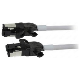 Synergy21 Patchkabel RJ45 CAT6A 500MHz 1,0m Gris