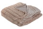 DKD Home Decor Manta Urban Rosa Palo 240 x 1 x 220 cm Colección Rabit fur april 24 b