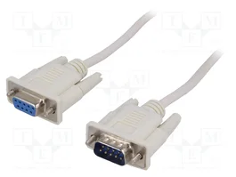 AKYGA Cable D-Sub 9pin a D-Sub 9pin 2m blanco
