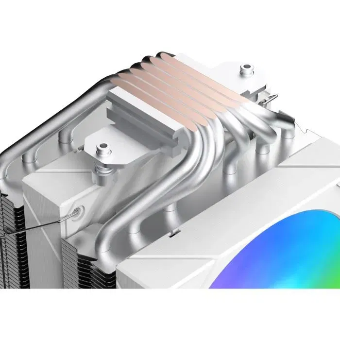 Xigmatek XIG1740270060820 Disipador de CPU AK6 Dual Digital Arctic AMD AM5/AM4 2 ventiladores ARGB 120 mm Blanco