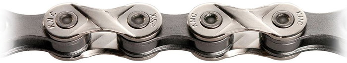 KMC Cadena X8 1/2x11/128 116 Eslabones 8V Plata/Gris - Pack 25 Unidades KMC Cadena X8 1/2x11/128 116 Eslabones 8V Plata/Gris - Pack 25 Unidades